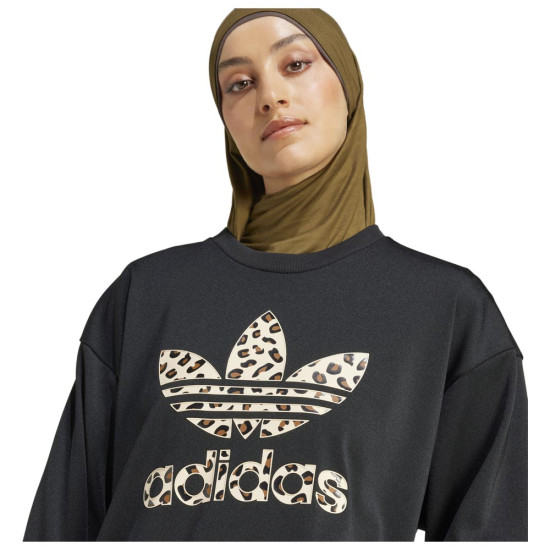 Adidas Γυναικείο φούτερ Leopard Sweatshirt